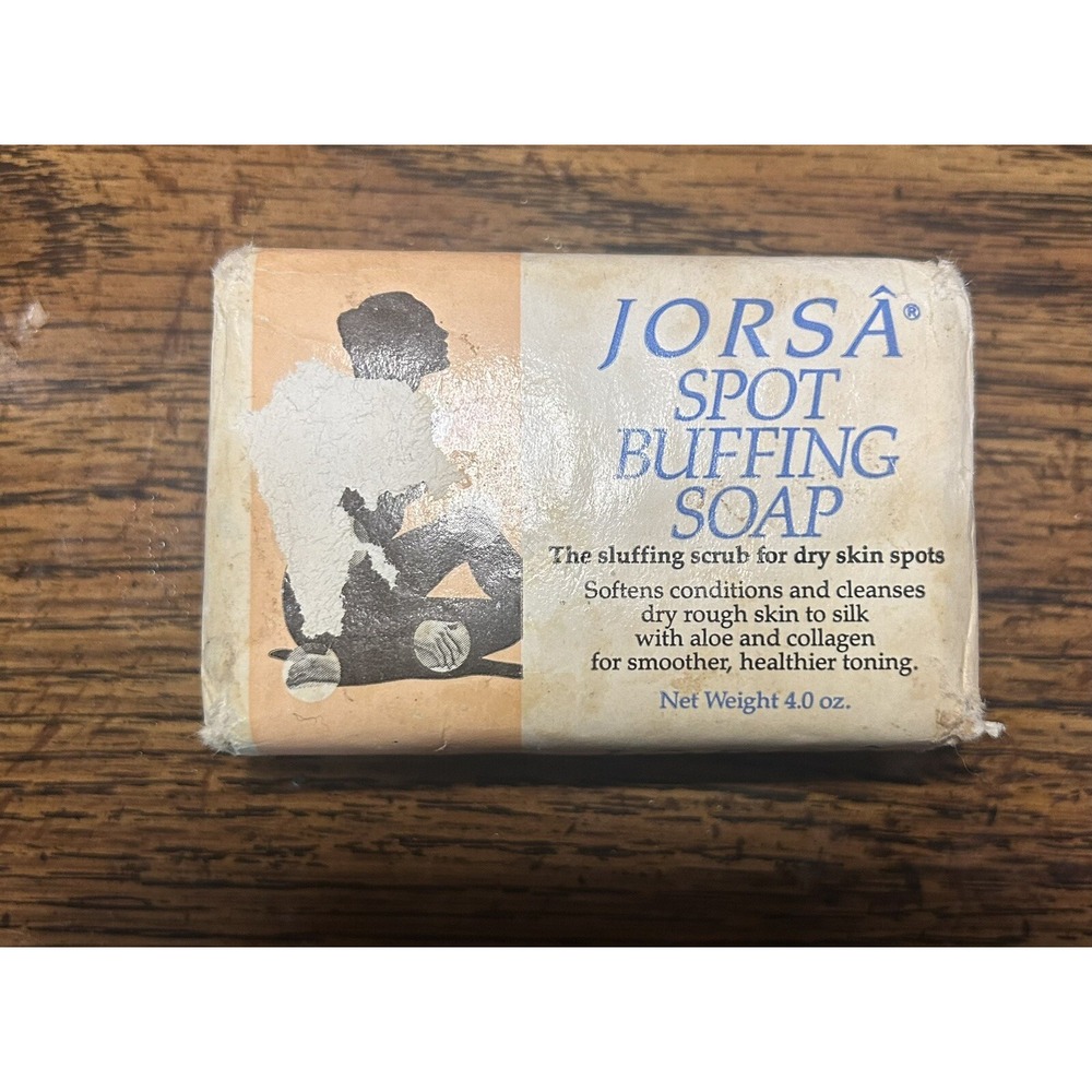 Vintage 80's Jorsa Spot Buffing Soap 4 Oz.